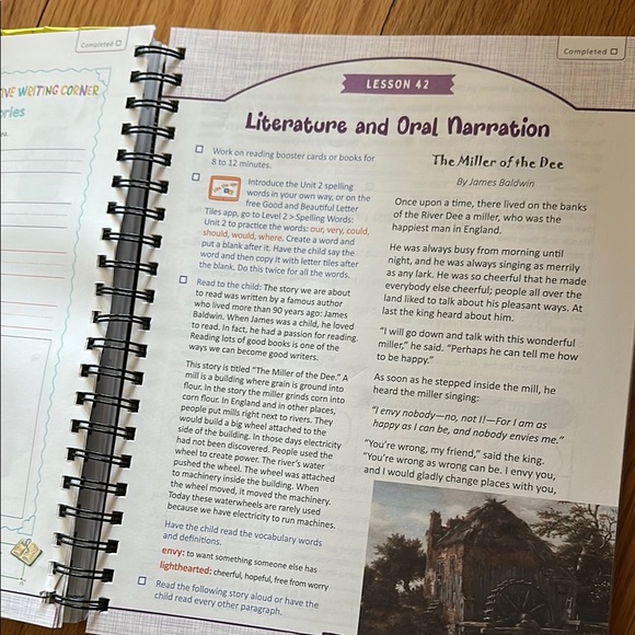 Purple Language Arts & Literature Course Book - Picture 2 of 2